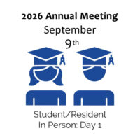 2026 Annual Meeting, Student / Resident, Sept 9