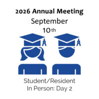 2026 Annual Meeting, Student / Resident, Sept 10